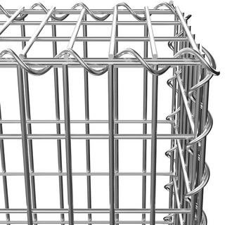 Tectake  Gabione Steinkorb mit Maschenweite 5x10cm 