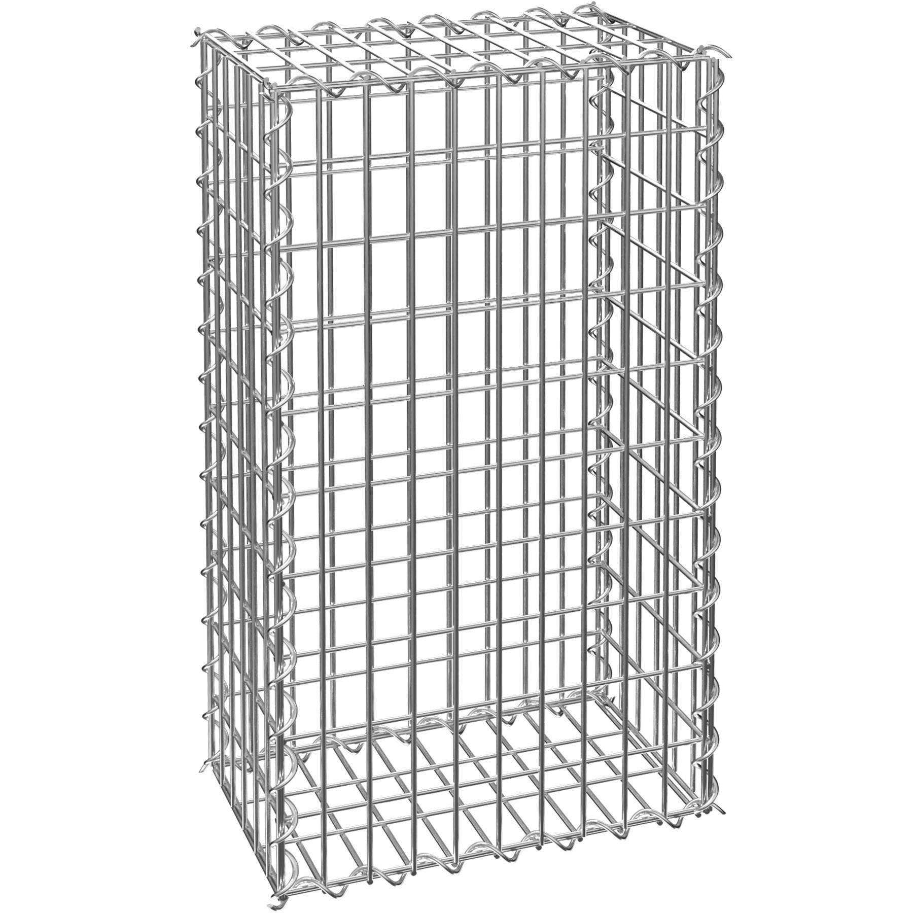 Tectake  Gabione Steinkorb mit Maschenweite 5x10cm 