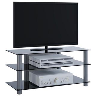 VCM TV Möbel Sideboard Fernsehschrank Rack Fernseh Board Alu Glas Tisch Netasa  