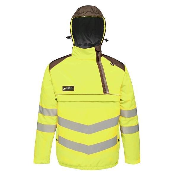 Image of Hi Vis Warnjacke, Reflektierende Details, Neonfarben Unisex Gelb Bunt 3XL