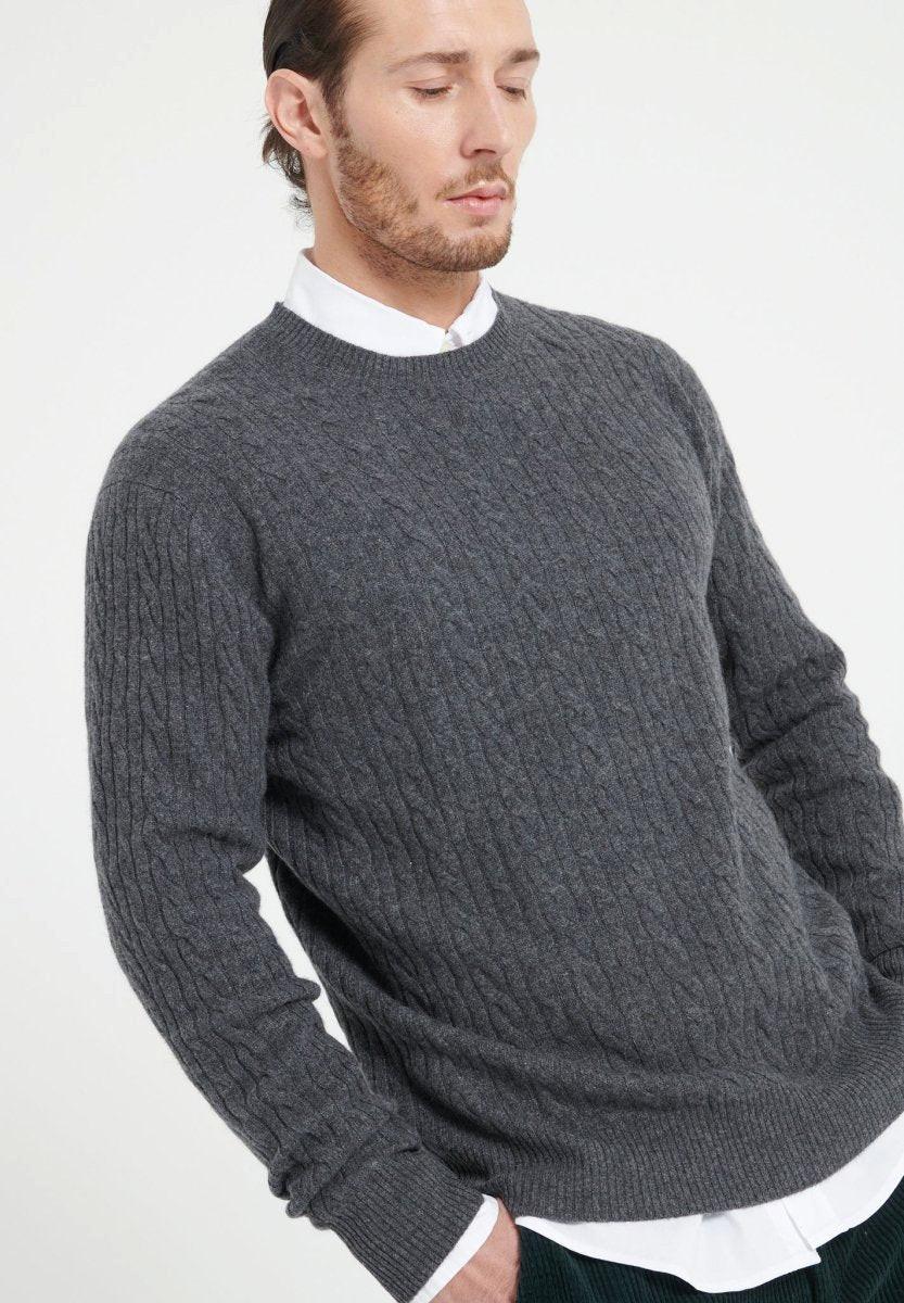 Studio Cashmere8  ZACH 5 Pullover mit Rundhalsausschnitt - 100% Kaschmir 