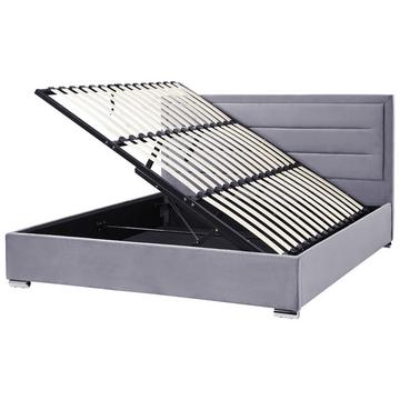 Letto contenitore en Velluto Moderno ROUEN