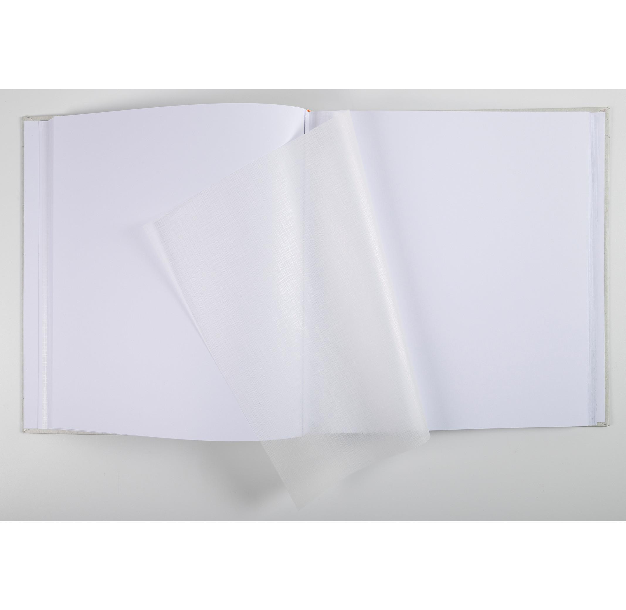 Exacompta Album photos livre 60 pages blanches - Format 29x32cm - CHAMPÊTRE  