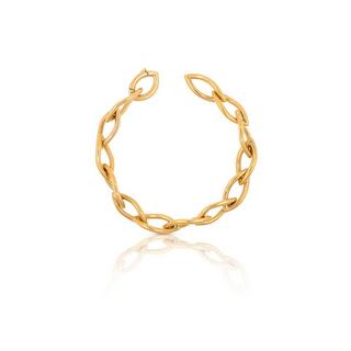 MUAU Schmuck  Bracelet Navette Rotgold 750. 21cm, 10mm 