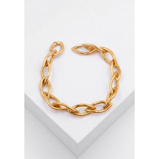 MUAU Schmuck  Bracelet Navette Rotgold 750. 21cm, 10mm 