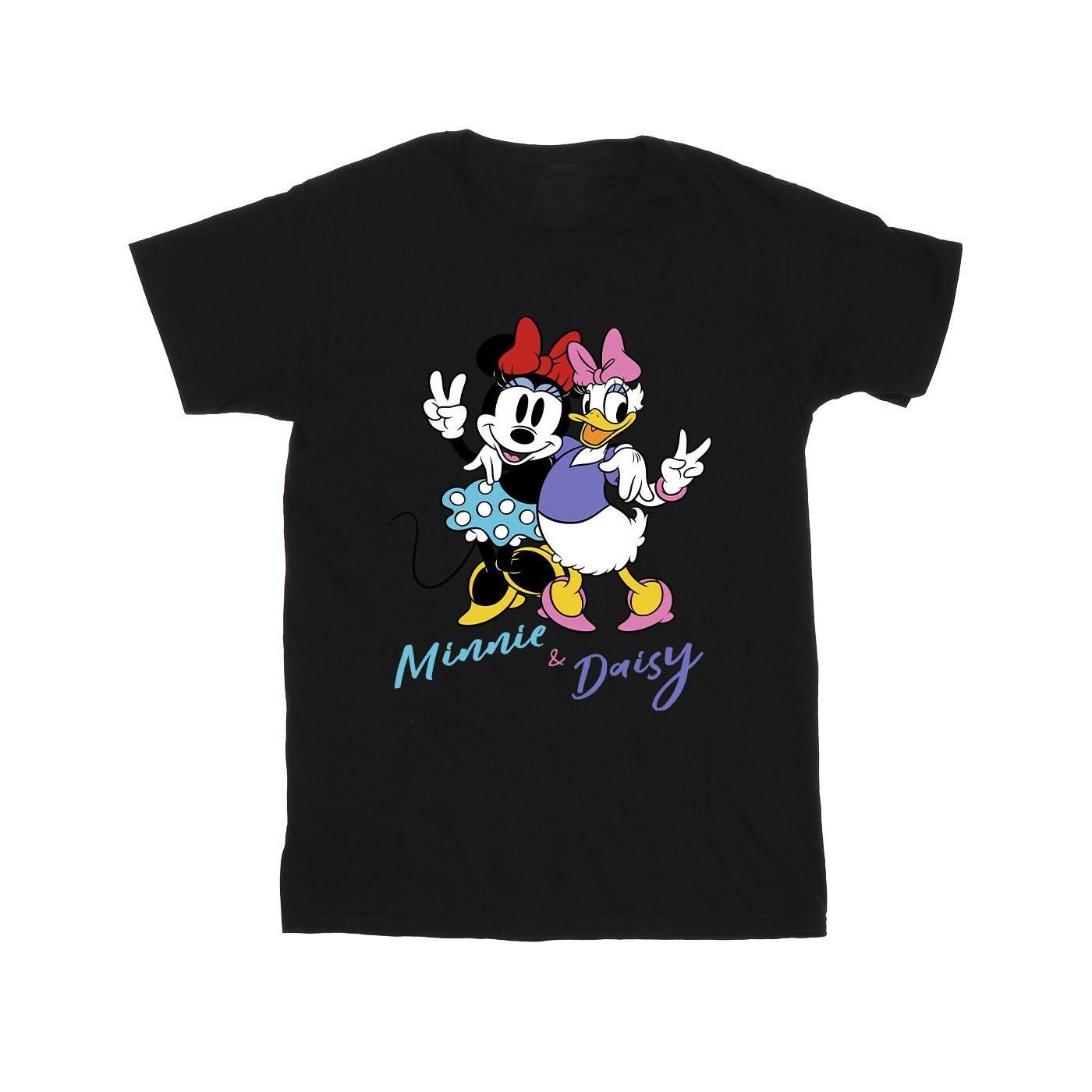 Image of Minnie Mouse And Daisy Tshirt Jungen Schwarz 116