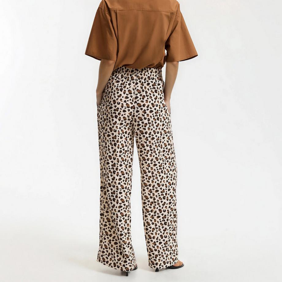 La Redoute Collections Weite Hose Leopardenmuster  
