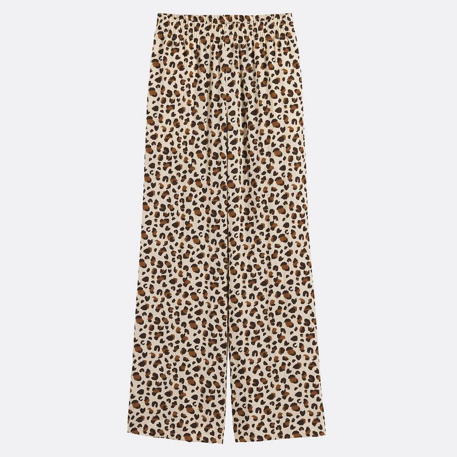 La Redoute Collections Weite Hose Leopardenmuster  