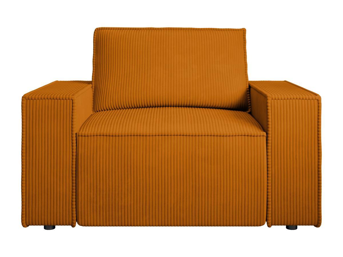 PASCAL MORABITO Sessel - Cord - Hellorange - AMELIA  