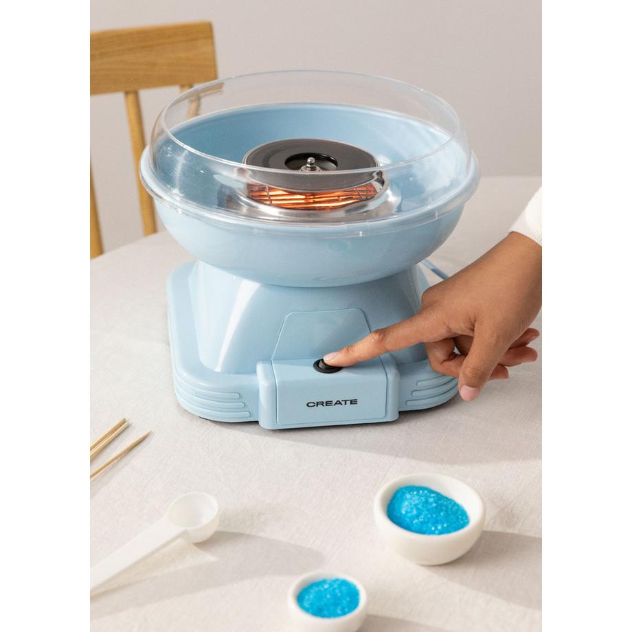 CREATE  Macchina per zucchero filato blu pastello 