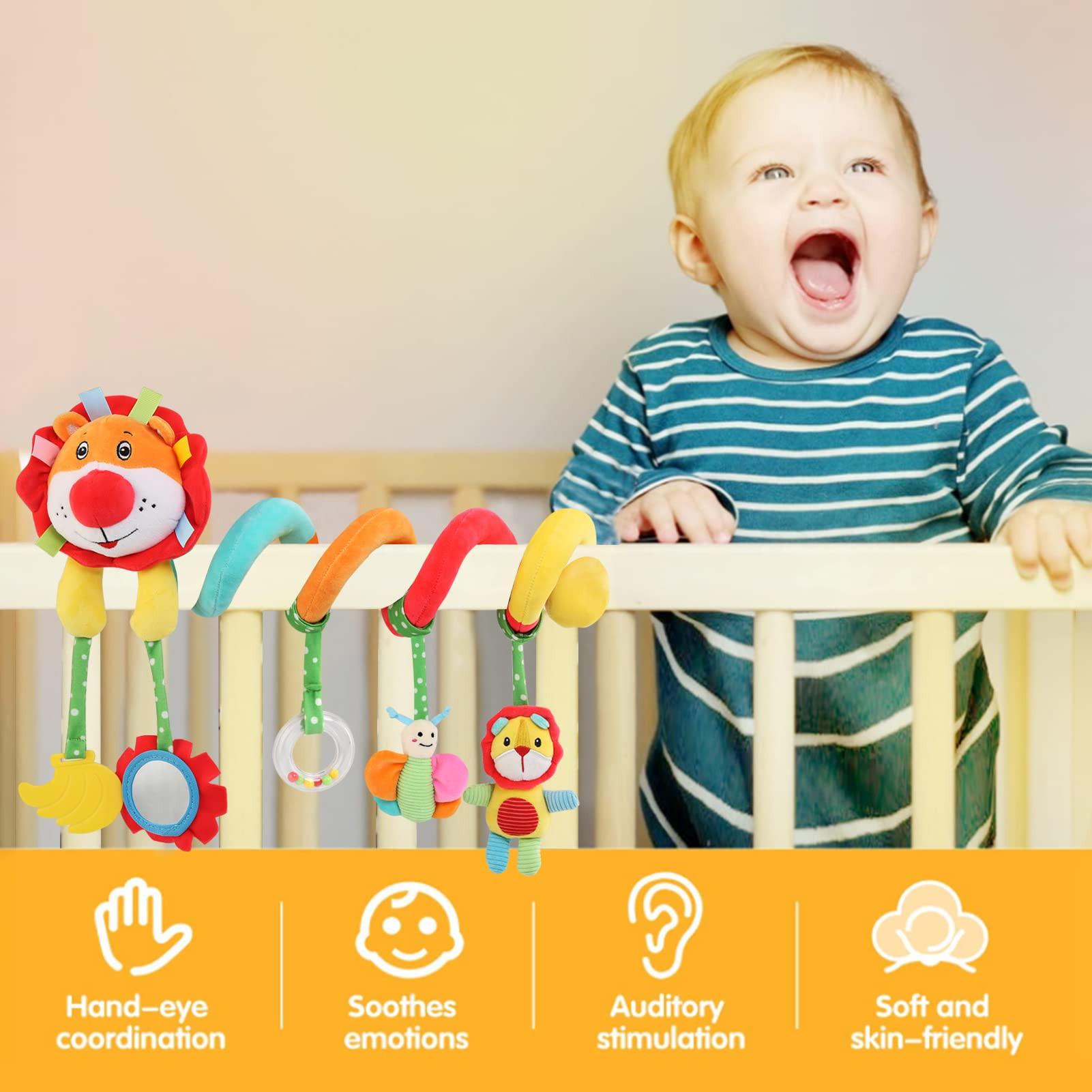 Activity-board  Babyspielzeug Kinderwagen Spielzeug, Kuscheltiere Krippenspielzeug Motorikspielzeug zum Aufhängen 