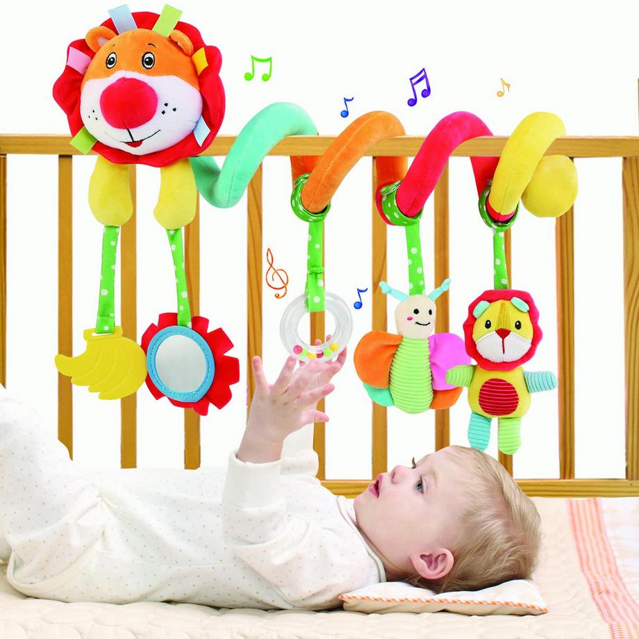 Activity-board  Babyspielzeug Kinderwagen Spielzeug, Kuscheltiere Krippenspielzeug Motorikspielzeug zum Aufhängen 