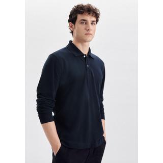 Seidensticker  Polo-Shirt Regular Fit Langarm Uni 