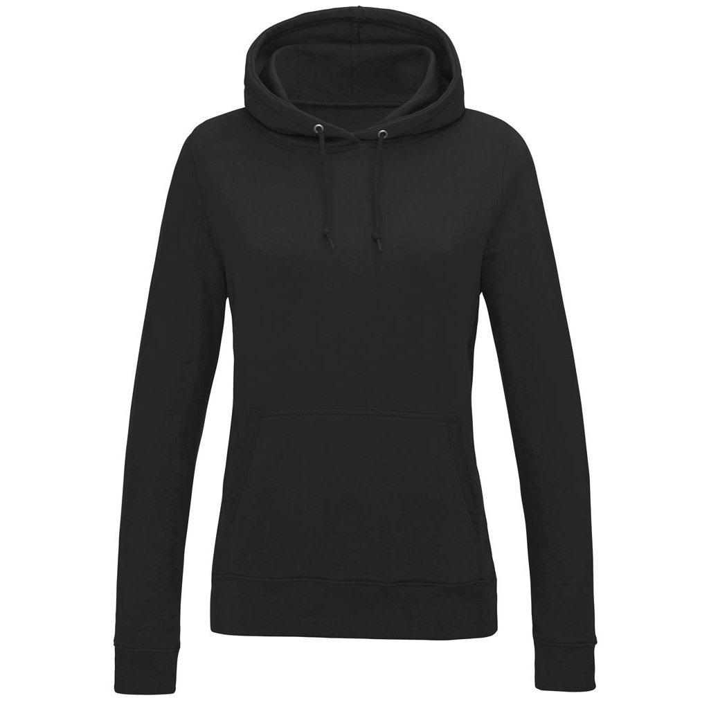 Image of College Kapuzenpullover Damen Schwarz XS