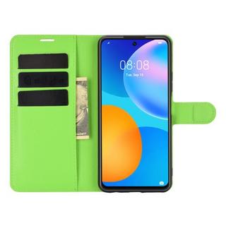 Cover-Discount  Huawei P smart 2021 - Étui en cuir coque vert 