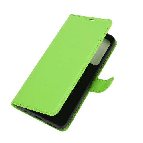 Cover-Discount  Huawei P smart 2021 - Étui en cuir coque vert 