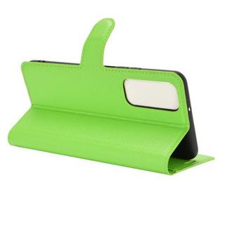 Cover-Discount  Huawei P smart 2021 - Étui en cuir coque vert 