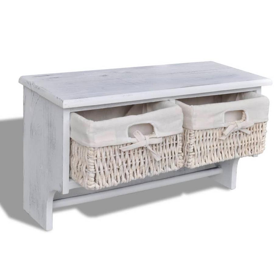 VidaXL Wandgarderobe holz  