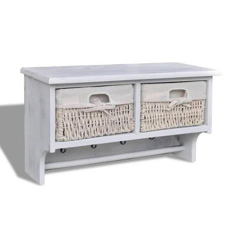 VidaXL Wandgarderobe holz  