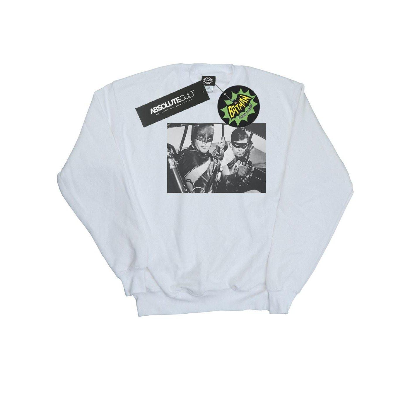 Image of Batman Tv Series Ready For Action Sweatshirt Damen Weiss L