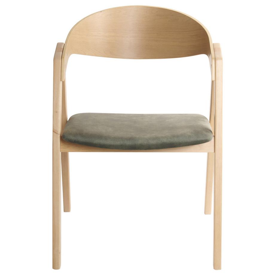 Beliani Esszimmerstuhl 2er Set aus MDF-Platte Retro YUBA  