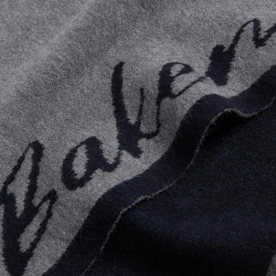 TED BAKER  Sciarpa Scrittura Lavorato A Maglia Reversibile 