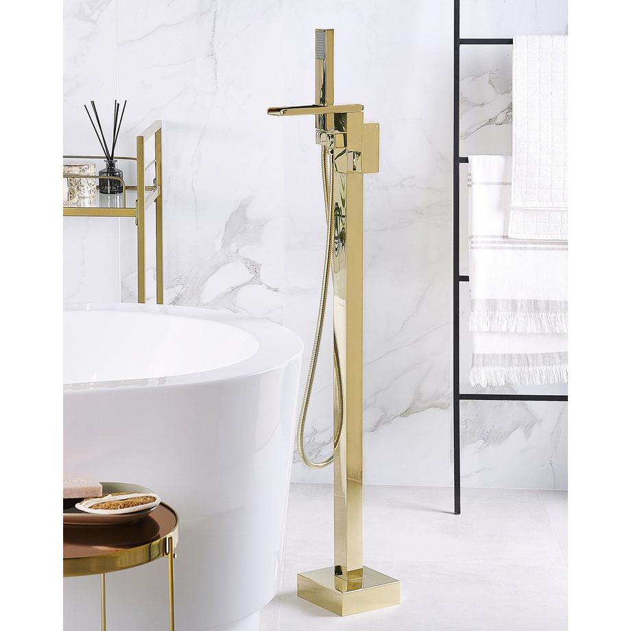 Beliani Robinet de baignoire autoportante en Laiton  BOYOMA  