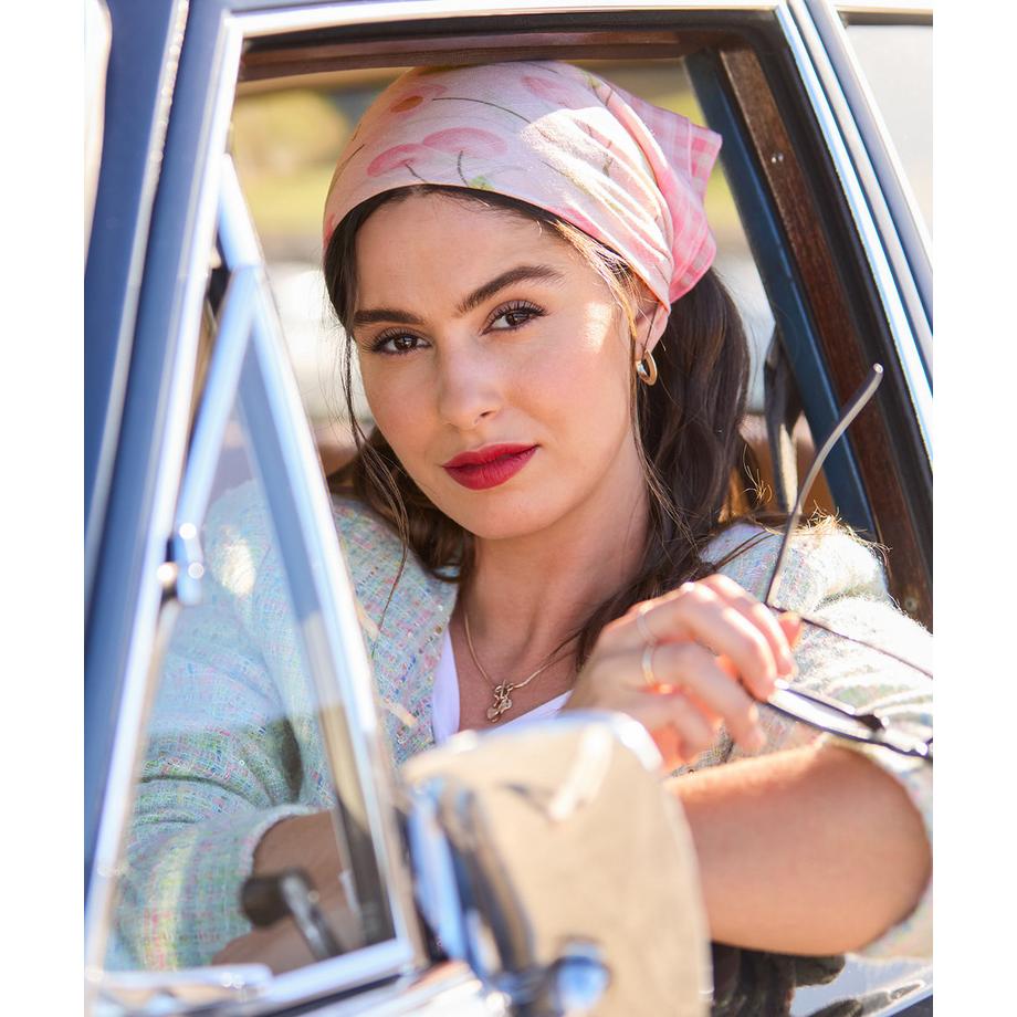 Joe Browns Halstuch mit Kirschmuster im Retro-Stil  