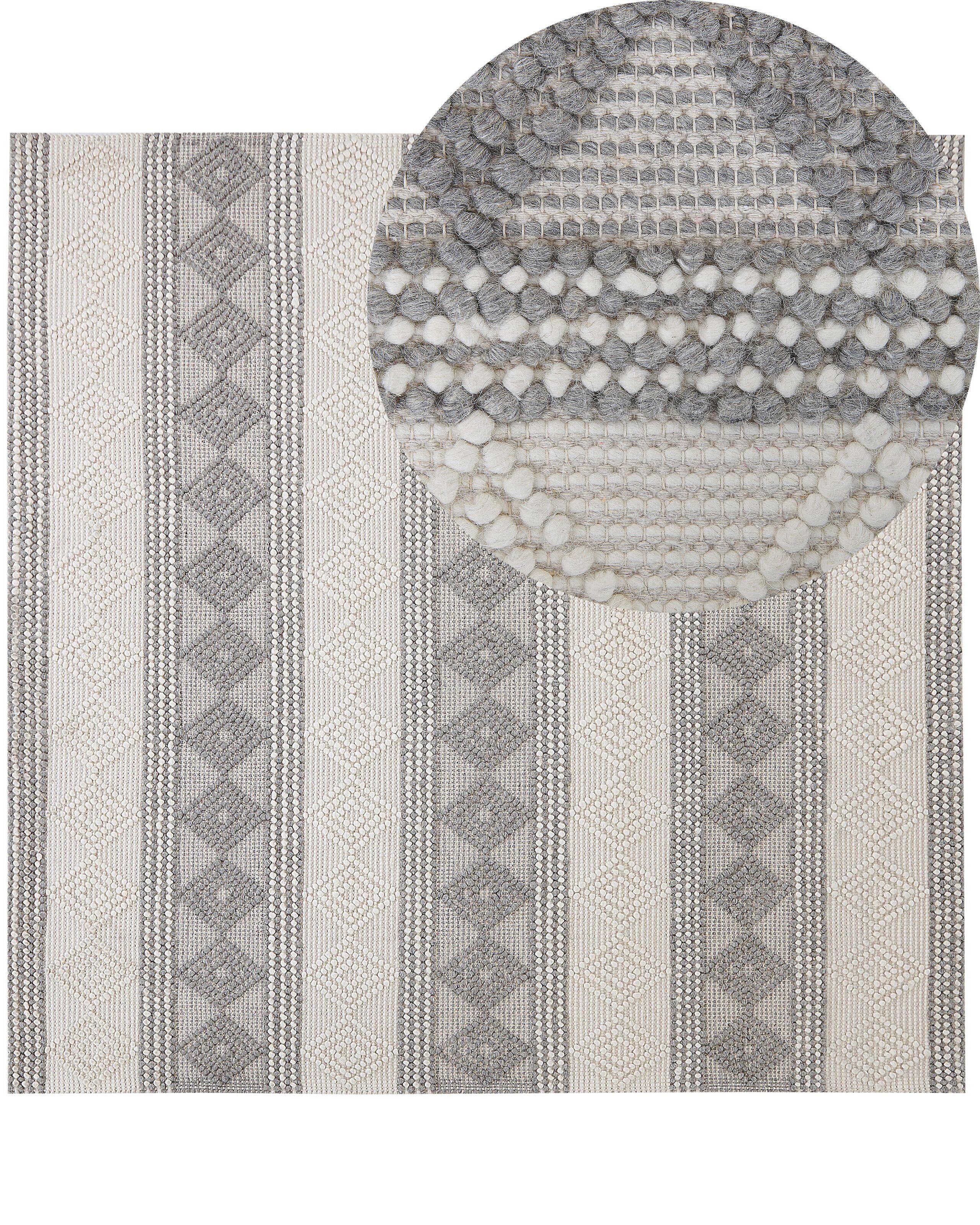 Beliani Tapis en Laine Boho BOZOVA  