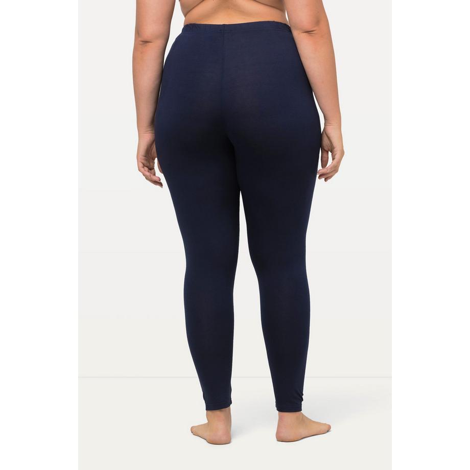 Ulla Popken Leggings Taglio Aderente Lunghezza Polpaccio Cintura Elastica  