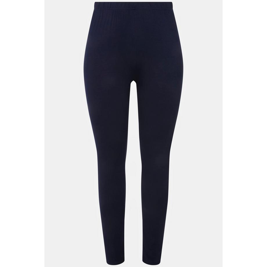 Ulla Popken Leggings Taglio Aderente Lunghezza Polpaccio Cintura Elastica  