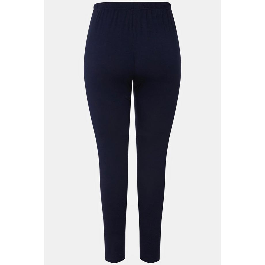 Ulla Popken Leggings Taglio Aderente Lunghezza Polpaccio Cintura Elastica  