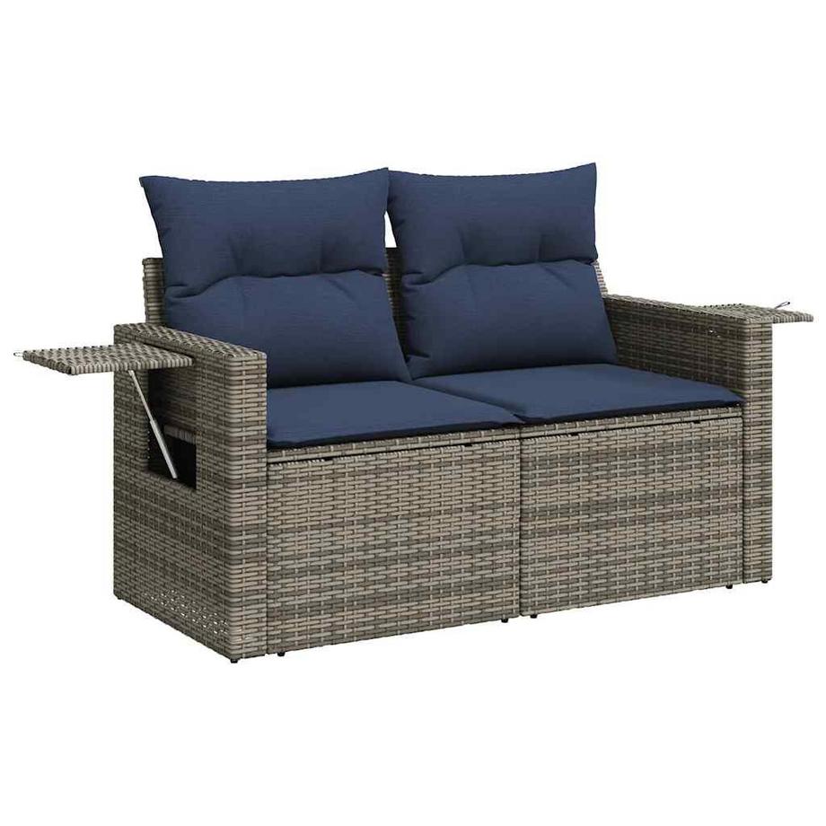 VidaXL set di divani da giardino Polirattan  