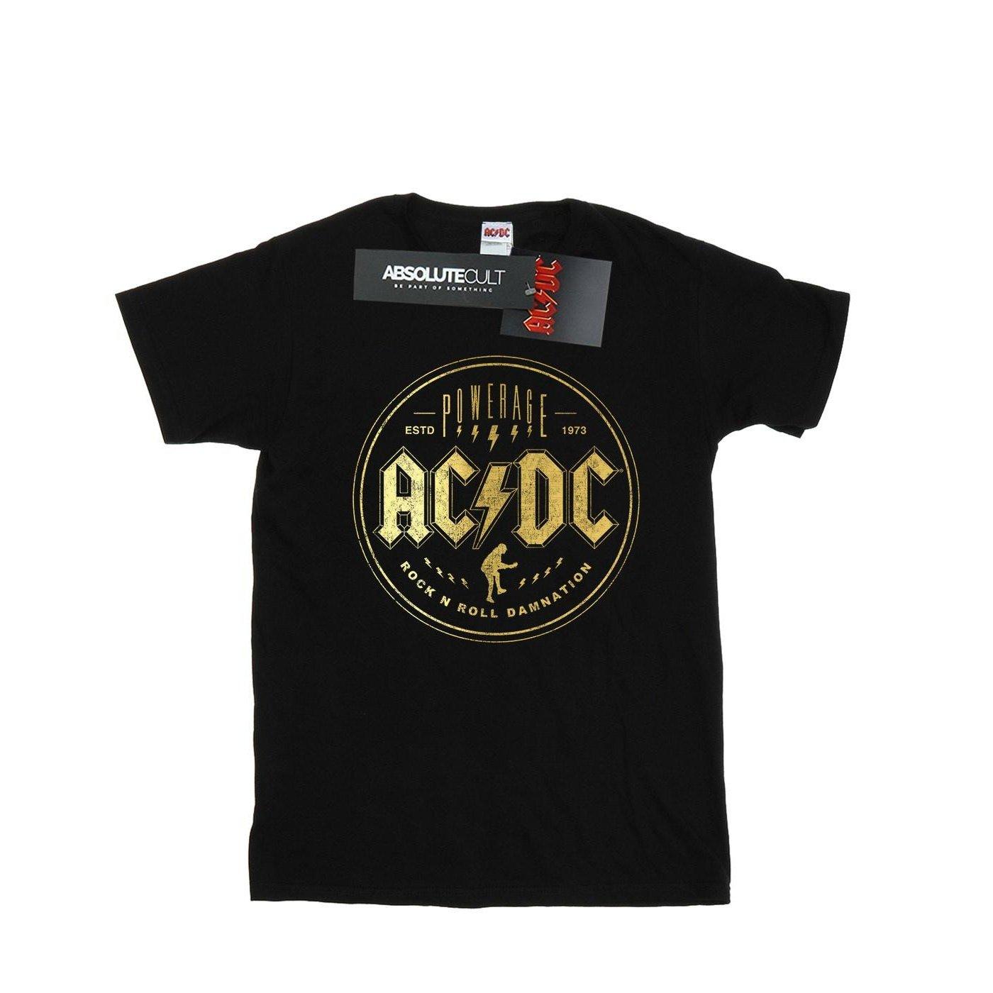 Image of Acdc Rock N Roll Damnation Tshirt Damen Schwarz 3XL