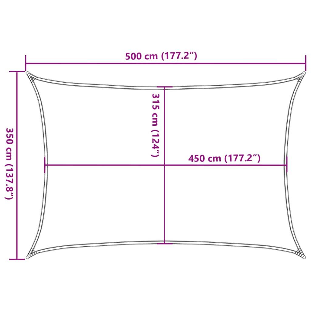 VidaXL Voile solaire  