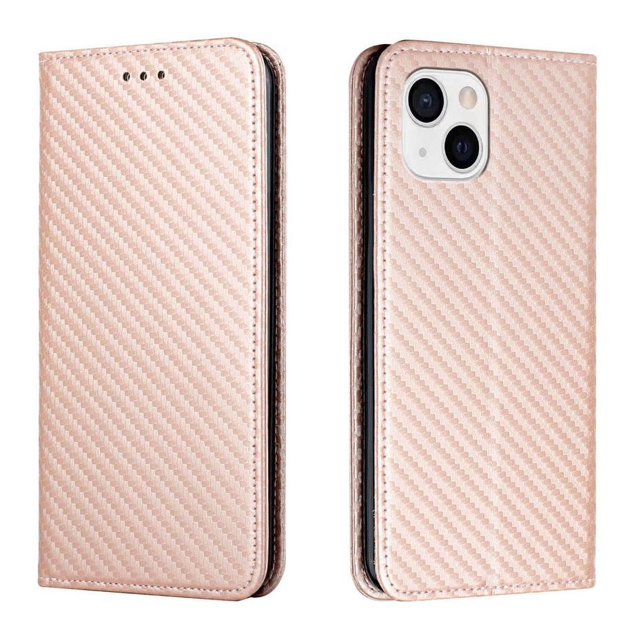 Cover-Discount  Iphone 14 Plus  - ÉTui Flip Look Carbone 