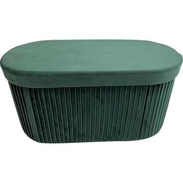 Pouf con contenitore Jocelyn verde