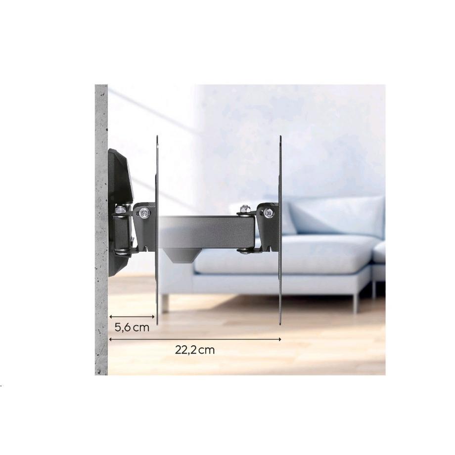hama  HAMA TV-Wandhalterung Full Motion VESA bis 200x200 48" Schwarz 
