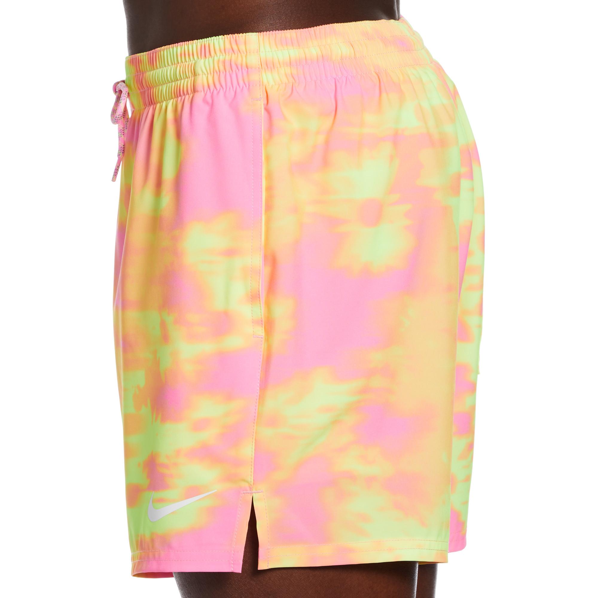 NIKE  FLORAL FADE 5" VOLLEY SHORT 