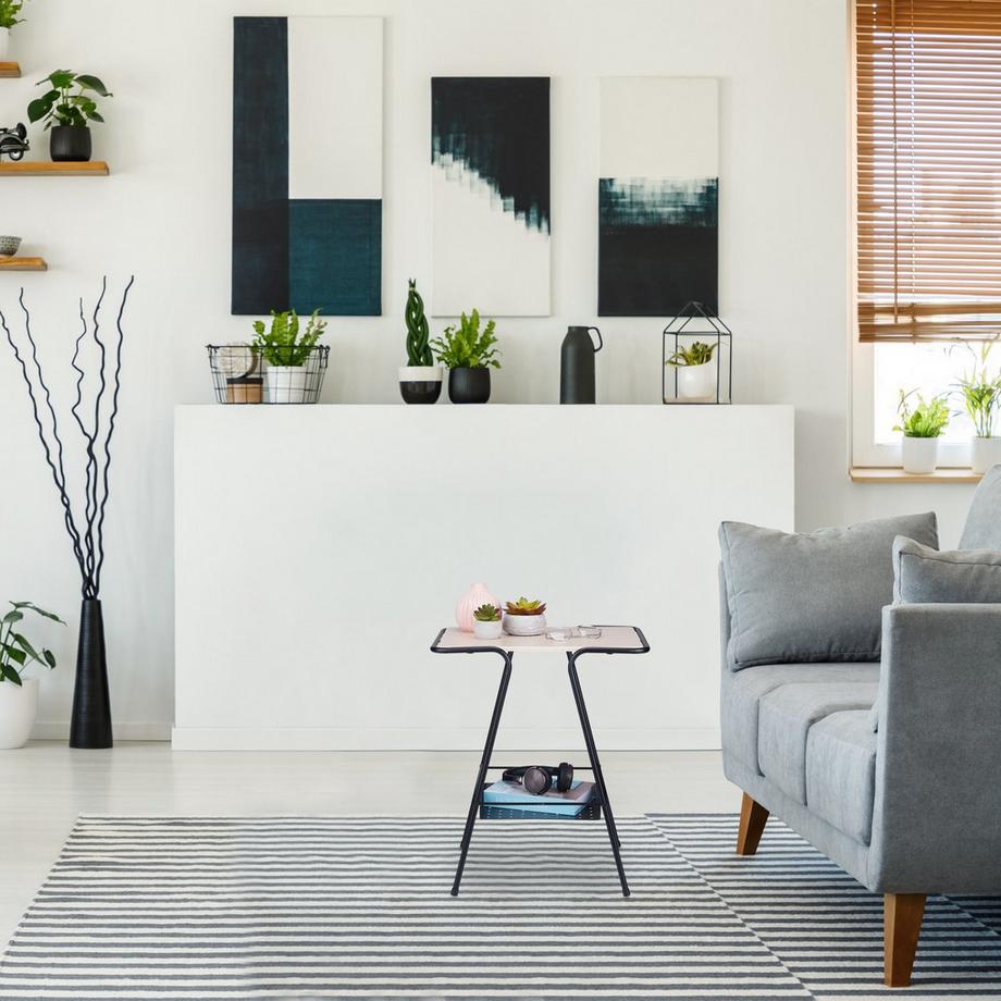 Northix Beistelltisch mit Zeitschriftenablage  