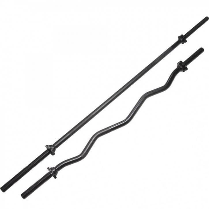 Image of Langhantelstange Und Sz-curlstange Unisex Schwarz ONE SIZE