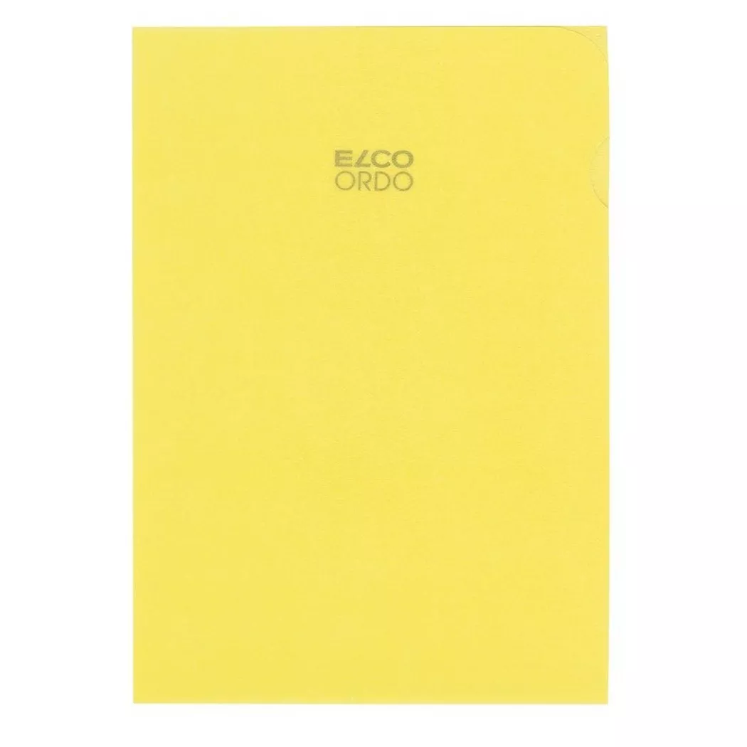 elco – Organisationsmappen Ordo A4 29490.74 gelb 100 Stück, One Size