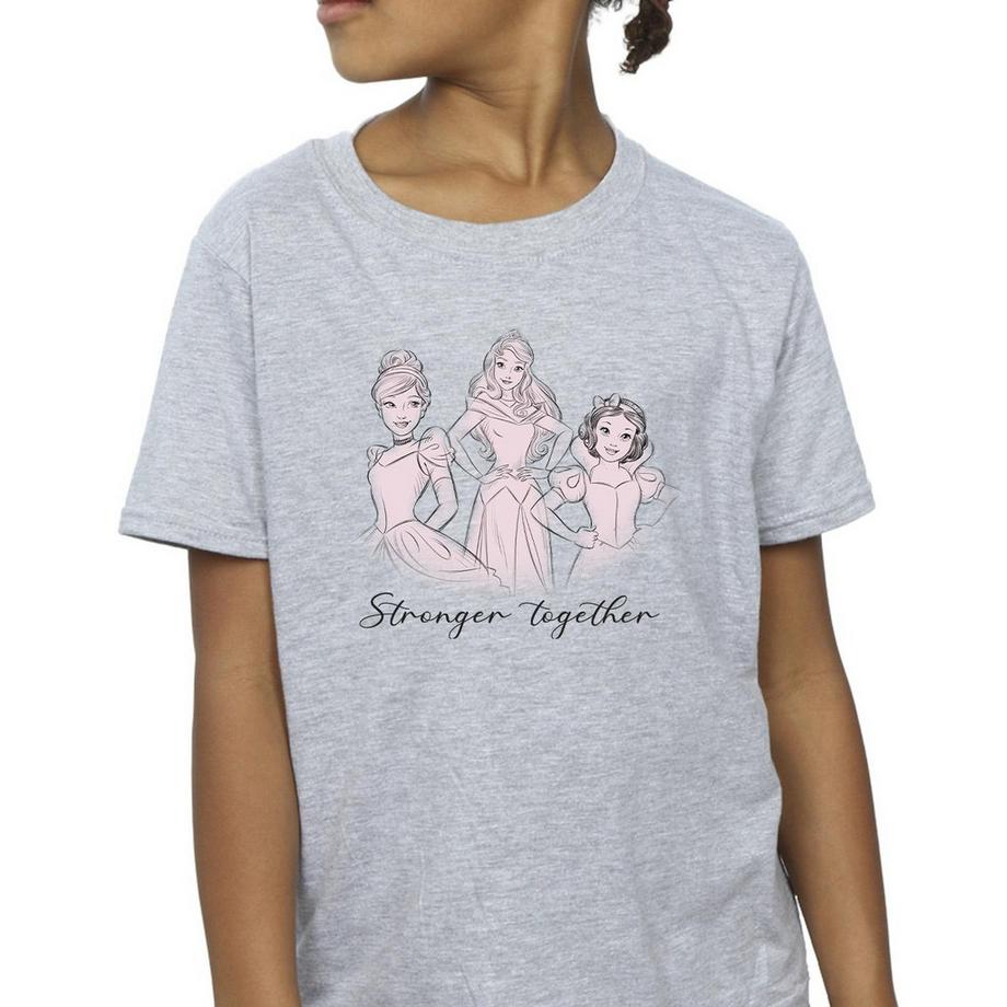 Disney  Tshirt PRINCESSES STRONGER TOGETHER 