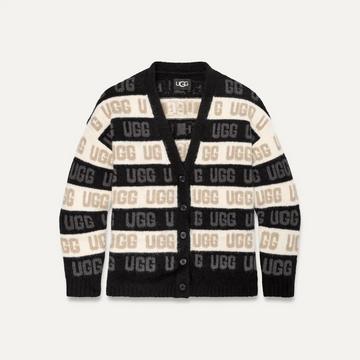 W UGG GRAPHIC LOGO CARDIGAN-S