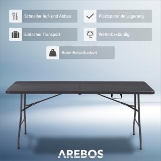 Arebos Klapptisch Buffettisch Gartentisch Esstisch Campingtisch klappbar  