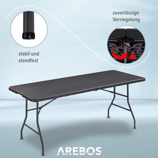 Arebos Klapptisch Buffettisch Gartentisch Esstisch Campingtisch klappbar  