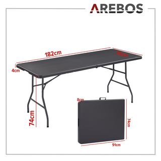 Arebos Klapptisch Buffettisch Gartentisch Esstisch Campingtisch klappbar  