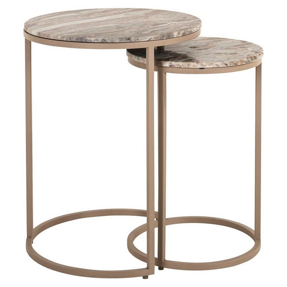 Richmond Interiors Table d’appoint Fairfax (set de 2)  