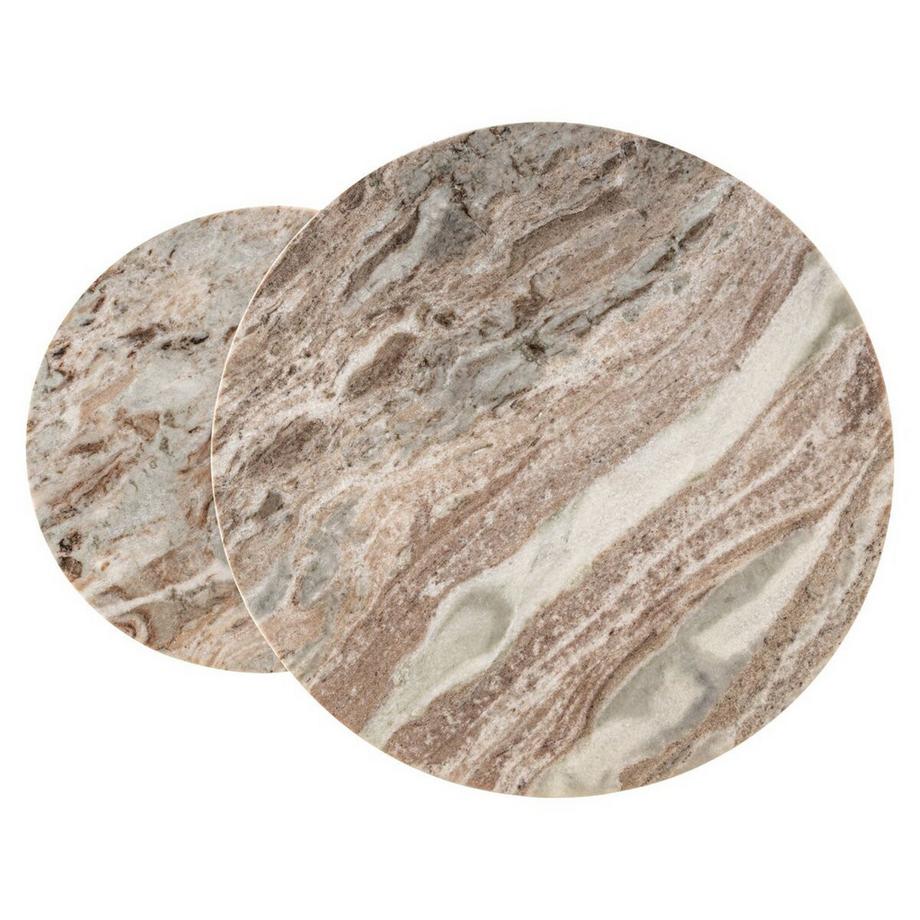 Richmond Interiors Table d’appoint Fairfax (set de 2)  