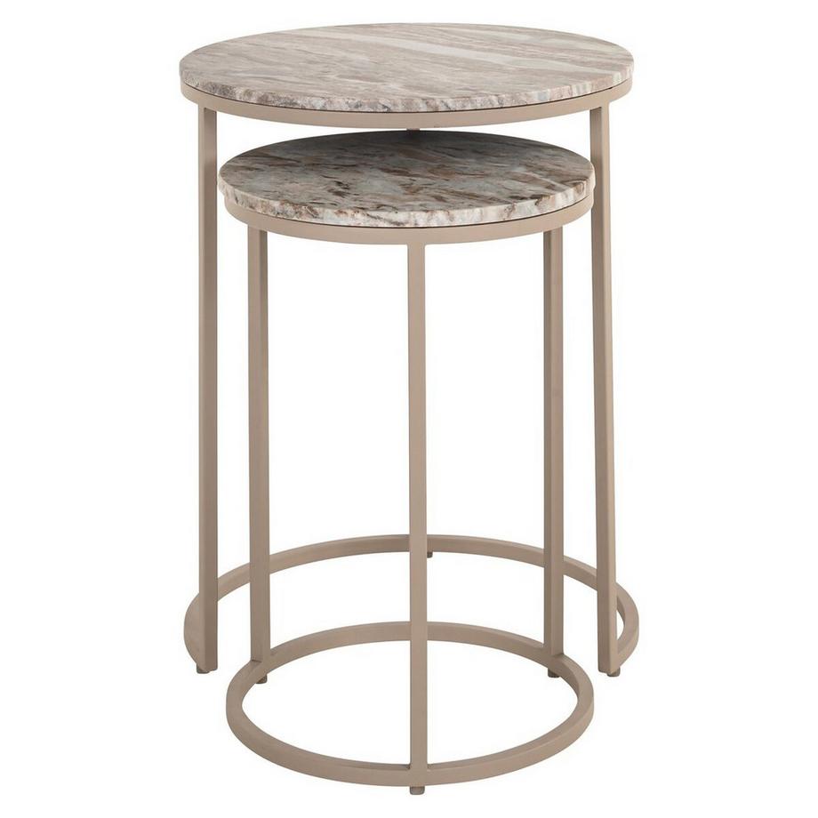 Richmond Interiors Table d’appoint Fairfax (set de 2)  